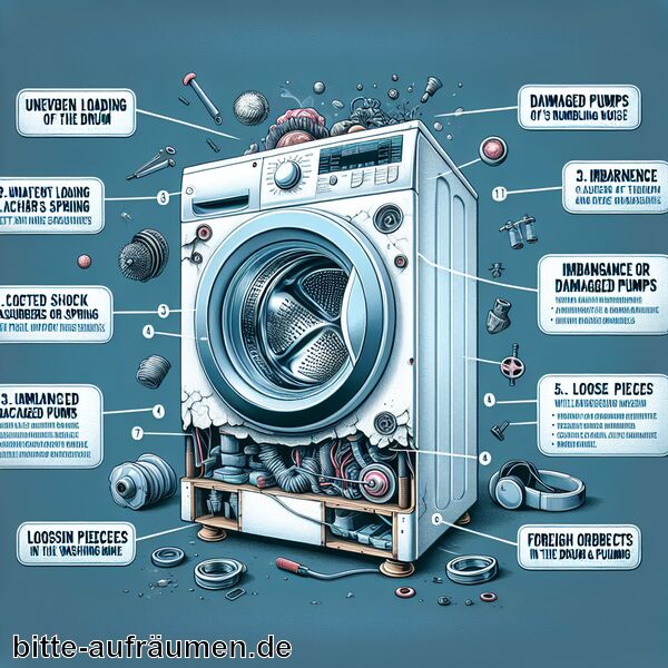 Die Waschmaschine rumpelt - Die Ursachen im Detail